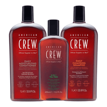 Load image into Gallery viewer, American Crew Shampoo Conditioner Duo & Body Pack 2250Ml