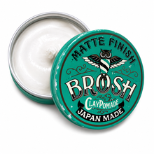 Load image into Gallery viewer, BROSH Clay Pomade 120g Open