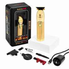 Load image into Gallery viewer, BaByliss PRO Skeleton Gold FX Outliner + Hair Trimmer Box 