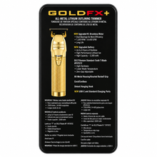 Load image into Gallery viewer, BaByliss PRO Skeleton Gold FX Outliner + Hair Trimmer Specs