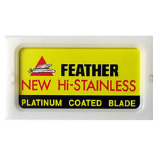 Load image into Gallery viewer, Feather New Hi-Stainless platinum-coated blade 10 Pack