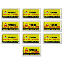 Load image into Gallery viewer, Feather New Hi-Stainless platinum-coated blades 10 Pack 100