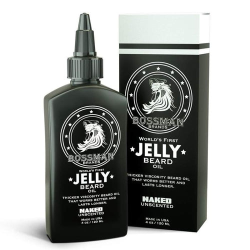 Bossman Brands Jelly - Naked Scent Beard Oil - 120ml
