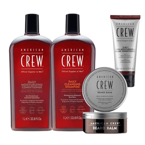 American Crew Hair & Beard Complete Bundle