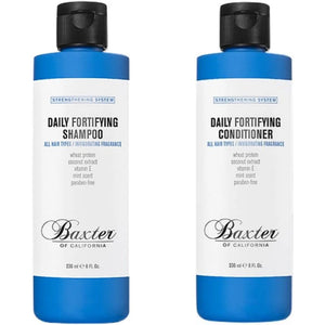 Baxter Of California Daily Fortifying Shampoo & Conditioner 236Ml (Twin Pack) Of