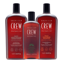 Load image into Gallery viewer, American Crew Shampoo Conditioner Duo &amp; Body Pack 2250Ml