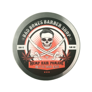 Bad Bones Barber Shop Matte Hair Glue Hemp Pomade 110G