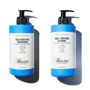 Baxter Of California Daily Fortifying Shampoo + Conditioner Pack 473Ml Of