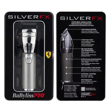 Load image into Gallery viewer, BaByliss PRO Silver FX Lithium Hair Clipper