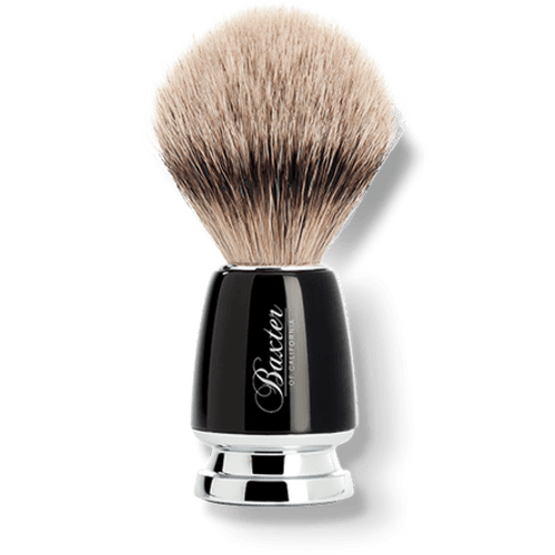 Baxter Of California Black Silver Tip Badger Hair Shave Brush Of